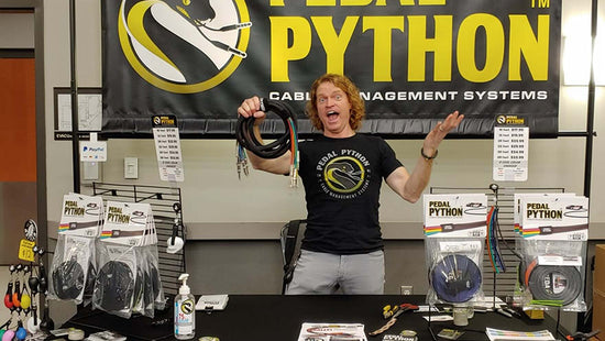 Inventor says Pedal Python was born out of a need to quickly exit the stage