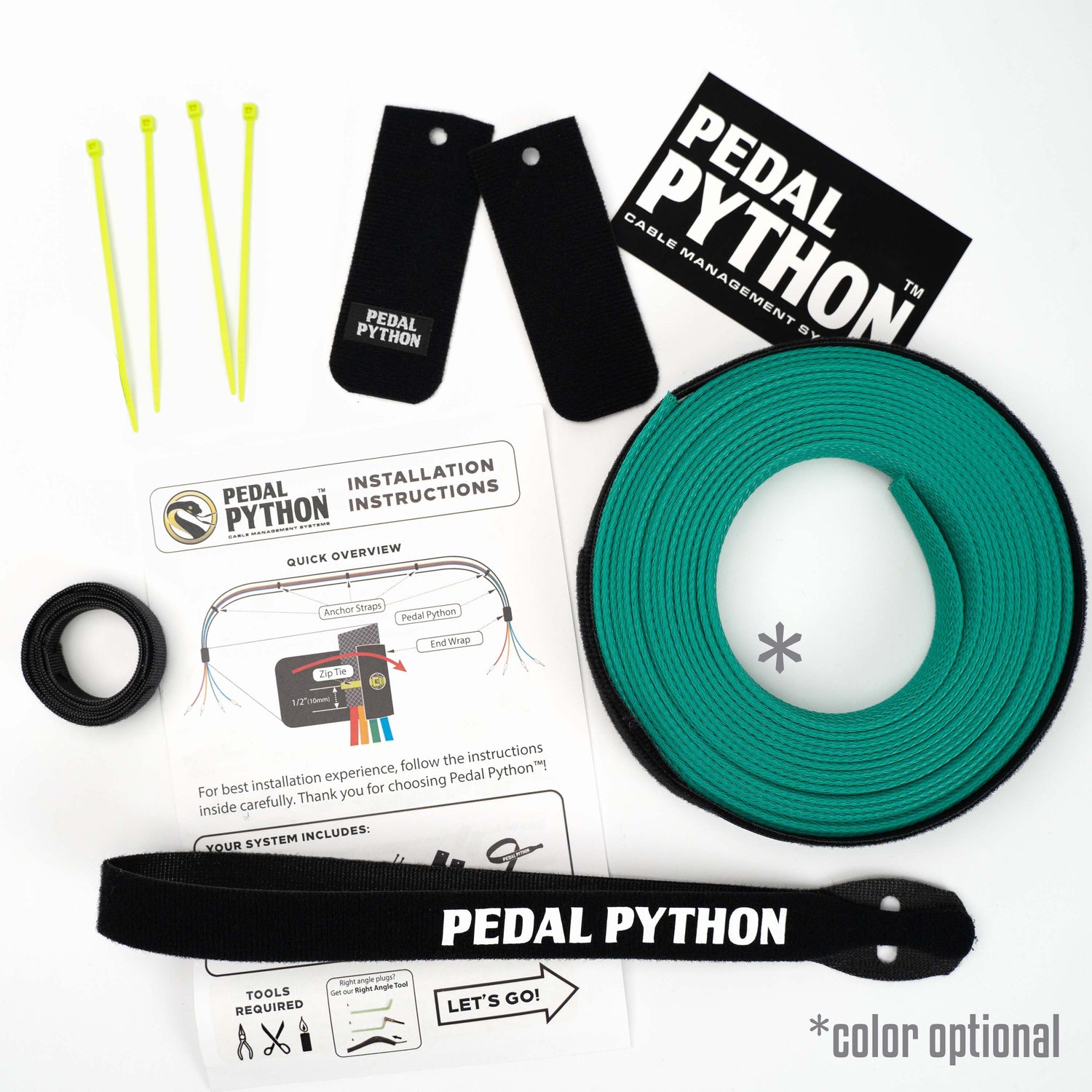 Pedal Python™ Cable Snake Management System