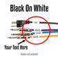 CUSTOM Cable Labels - Design Your Own